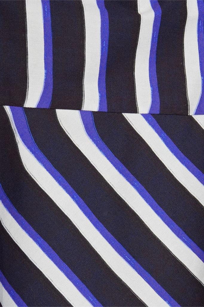 Esme striped organic cotton-poplin midi dress商品第4张图片规格展示