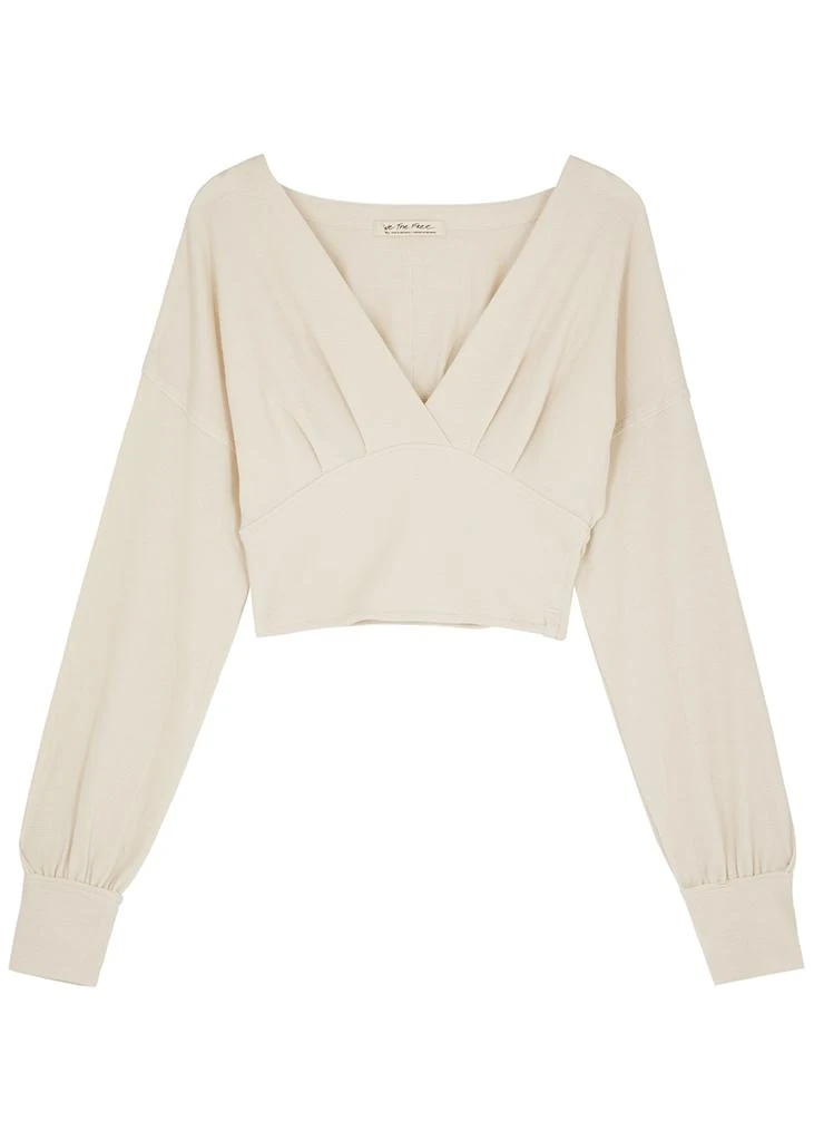 商品Free People|All Nighter ivory jersey top,价格¥619,第1张图片