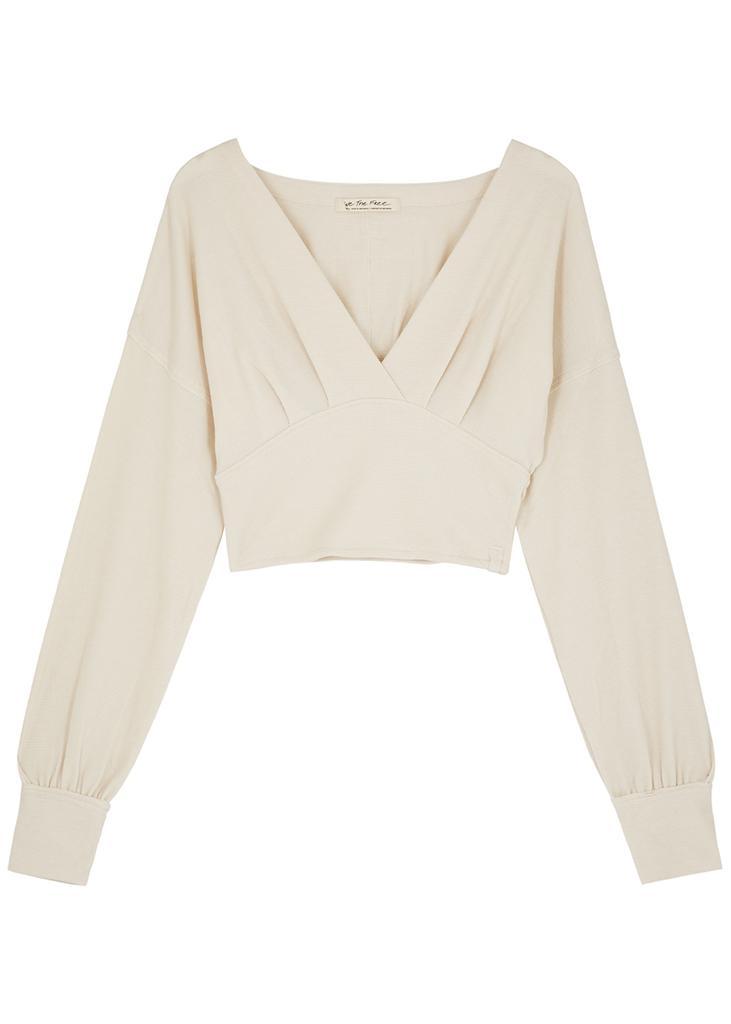 商品Free People|All Nighter ivory jersey top,价格¥517,第1张图片