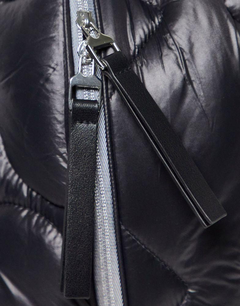商品Topshop|Topshop Nina puffer backpack in black,价格¥227,第4张图片详细描述