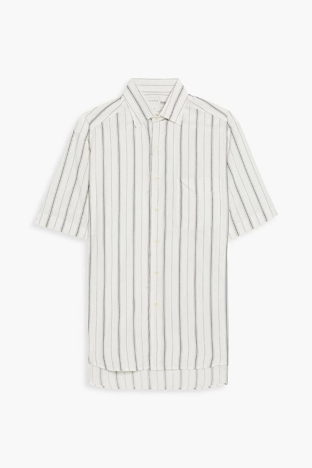 商品Sandro|Striped twill shirt,价格¥332,第1张图片