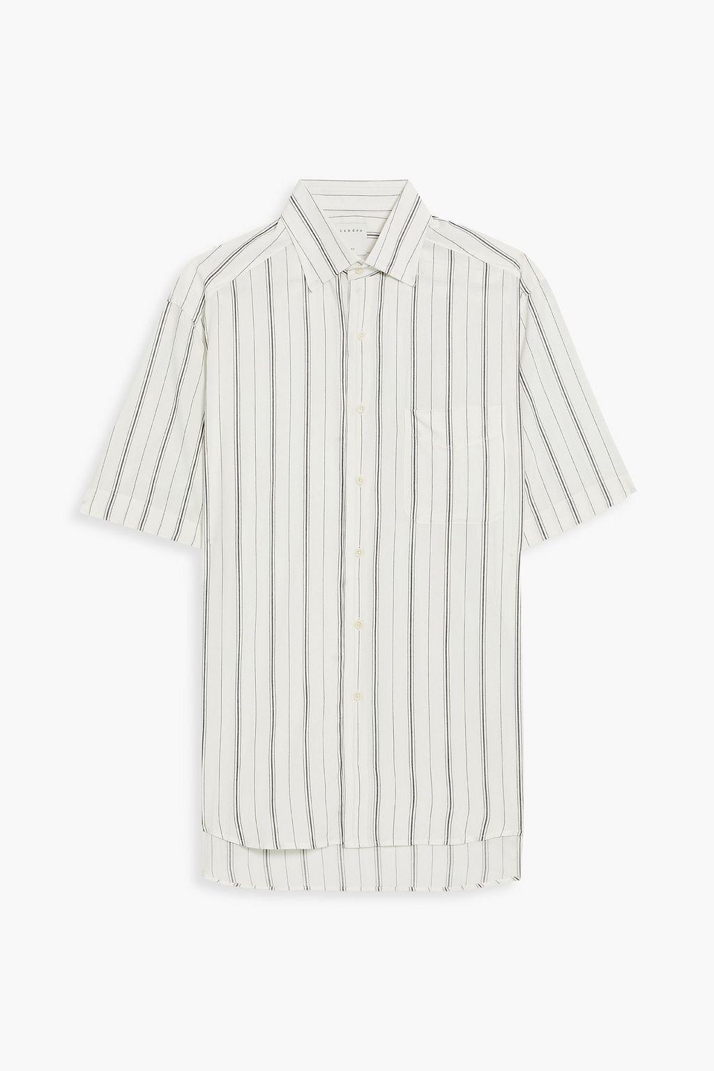 商品Sandro|Striped twill shirt,价格¥575,第1张图片