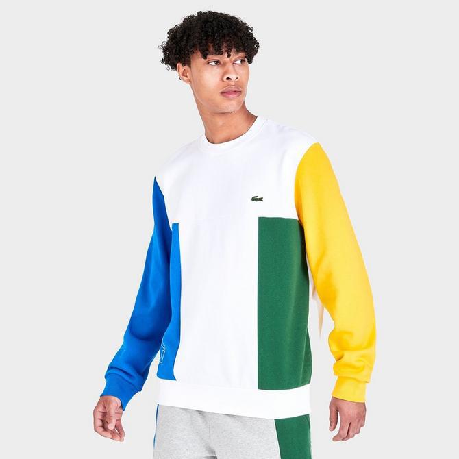 Men's Lacoste Color-Block Crewneck Sweatshirt商品第3张图片规格展示