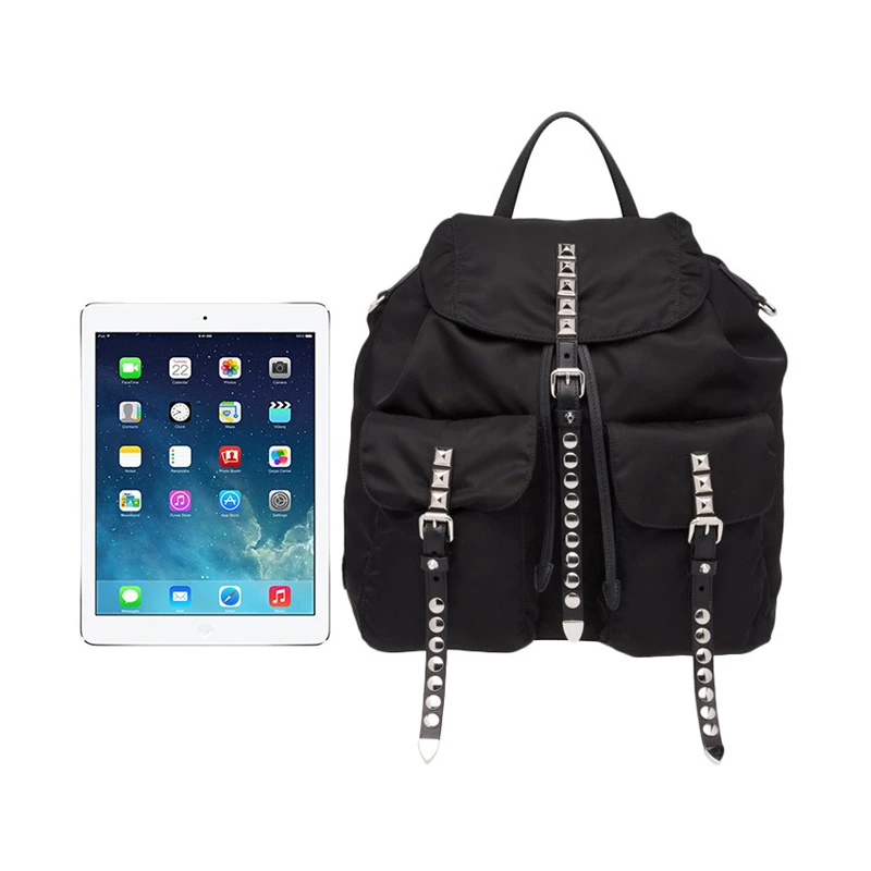 PRADA 女士黑色尼龙背包 1BZ811-2BYB-F0002-V-OYW 商品