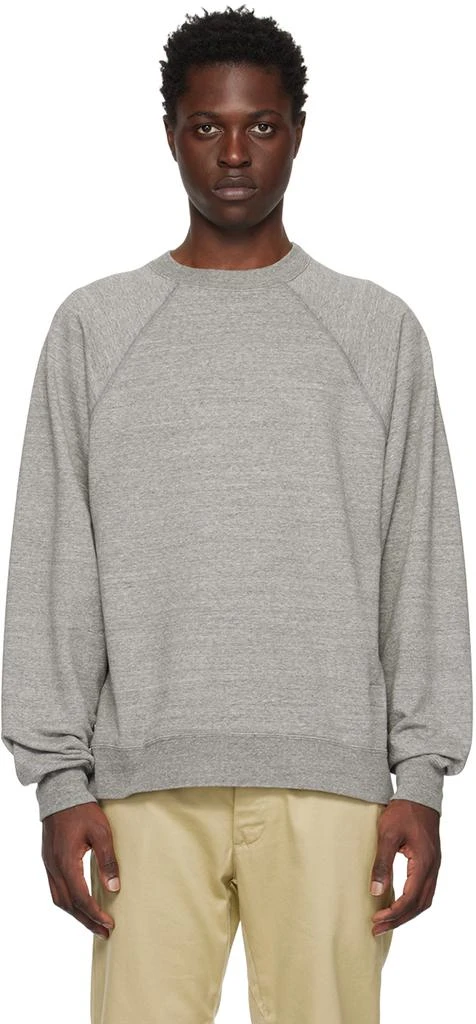 商品Nanamica|Gray Raglan Sweatshirt,价格¥1154,第1张图片