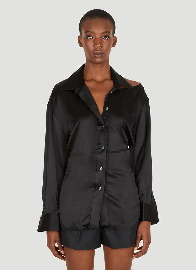 商品Alexander Wang|Cut Out Shirt in Black,价格¥1430,第1张图片