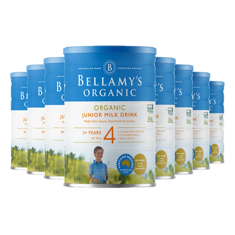 Bellamys Organic贝拉米4段（3岁以上）有机婴儿奶粉900g/罐 新旧版本随机发（保税仓发货）（预售3个工作日内发货） 商品