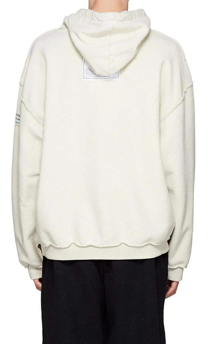 商品Vetements|Cotton-Blend Fleece Oversized Inside-Out Hoodie,价格¥1562,第3张图片详细描述