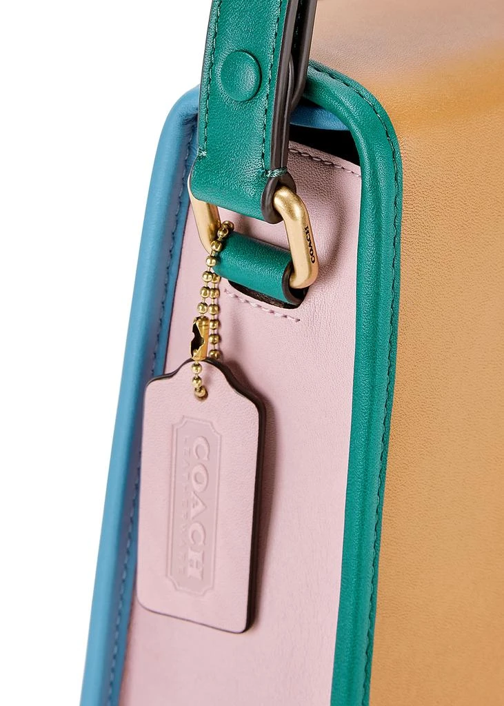 商品Coach|Turnlock colour-block leather top handle bag,价格¥2845,第3张图片详细描述