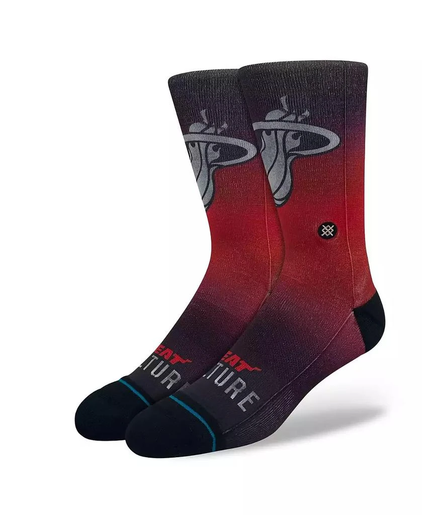 商品Stance|Men's and Women's Miami Heat 2023/24 City Edition Crew Socks,价格¥151,第1张图片