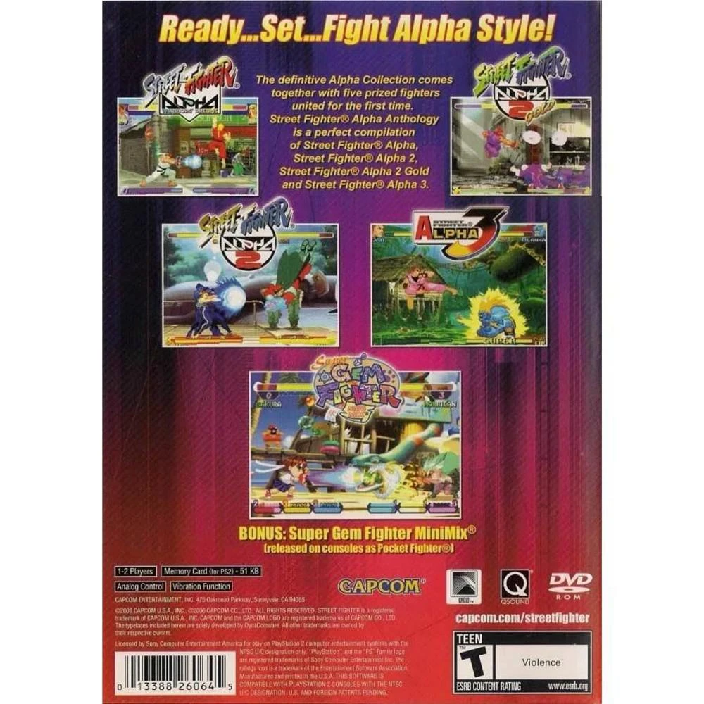 商品CAPCOM|Street Fighter Alpha Anthology - PlayStation 2,价格¥150,第2张图片详细描述