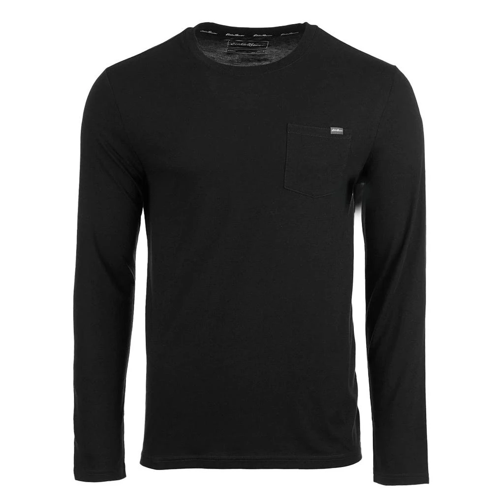 Eddie Bauer Men's Long Sleeve Jersey Crew with Chest Pocket 商品