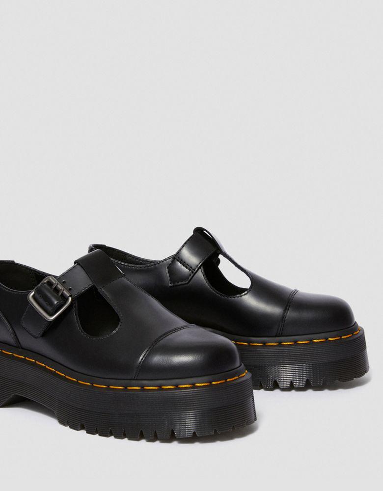 Dr Martens Bethan quad mary jane flat shoes in black商品第2张图片规格展示