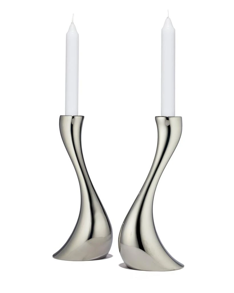 商品Georg Jensen|"Cobra" Candleholders, Set of 2,价格¥1273,第1张图片