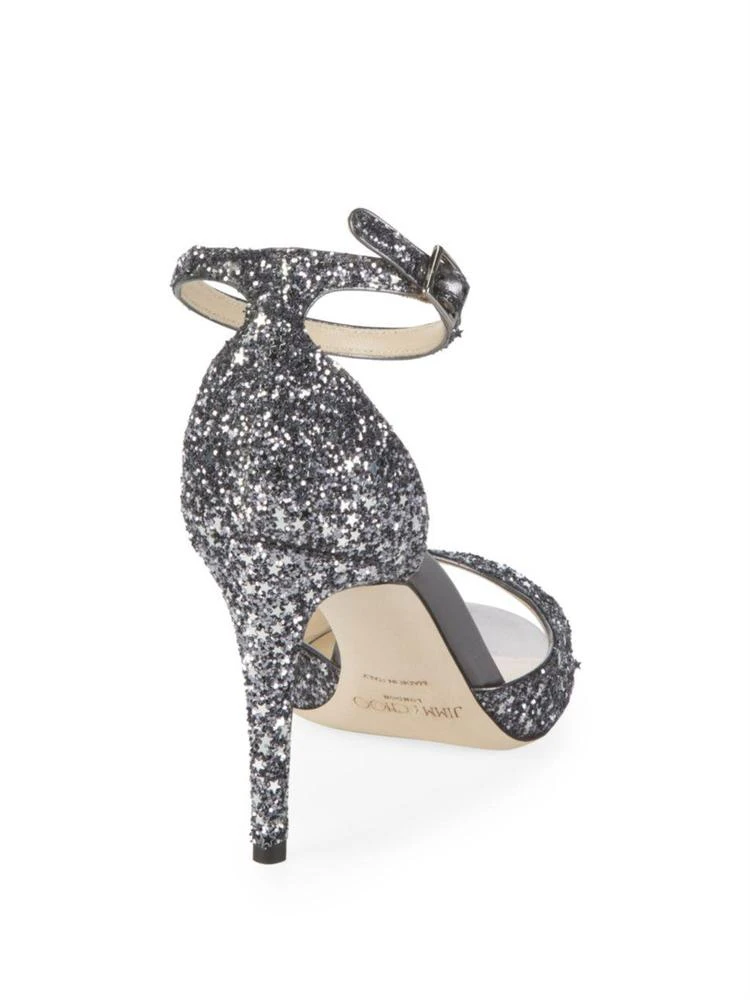 商品Jimmy Choo|Star Coarse Glitter Sandals,价格¥2063,第2张图片详细描述