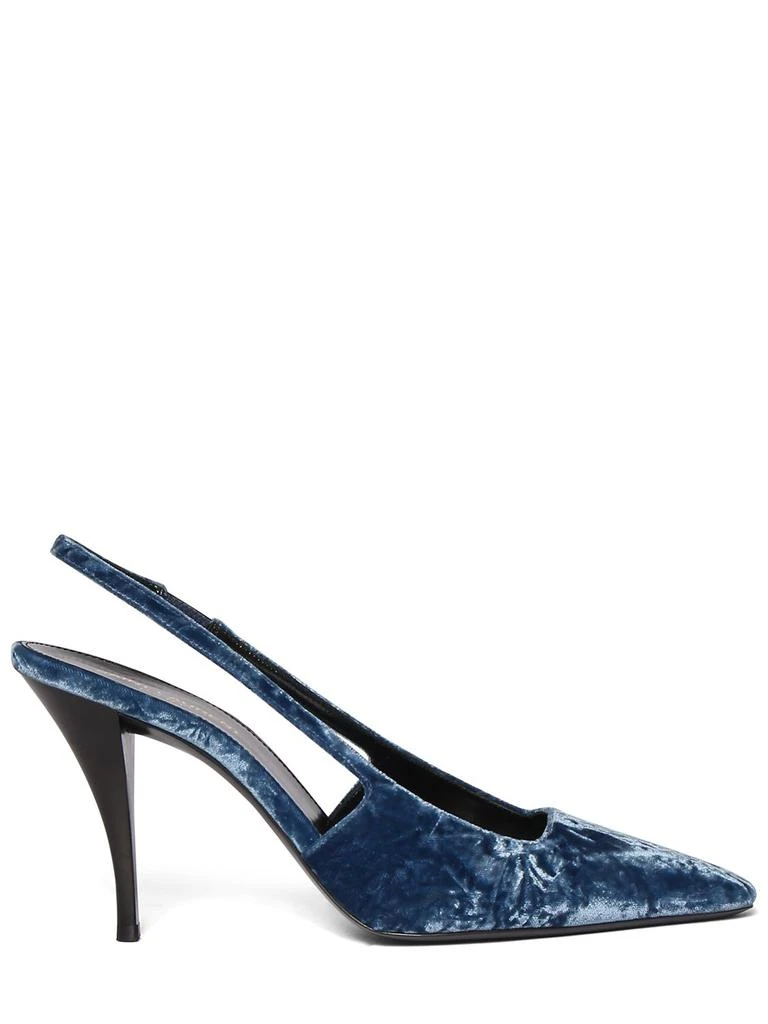 商品Yves Saint Laurent|90mm Blade Velvet Pumps,价格¥6922,第1张图片