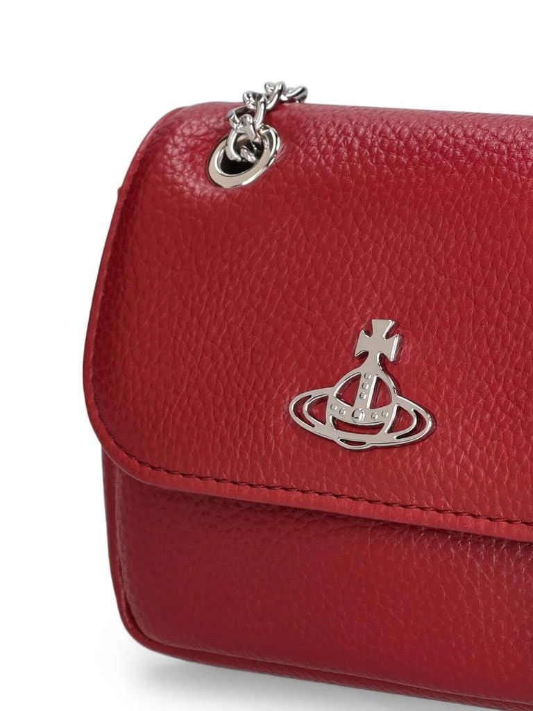 商品Vivienne Westwood|Small Derby Faux Leather Shoulder Bag,价格¥2125,第3张图片详细描述