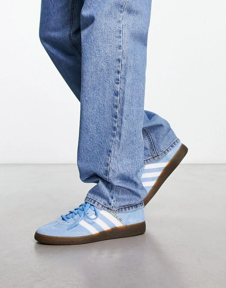 商品Adidas|adidas Originals Handball Spezial gum sole trainers in light blue,价格¥814,第3张图片详细描述