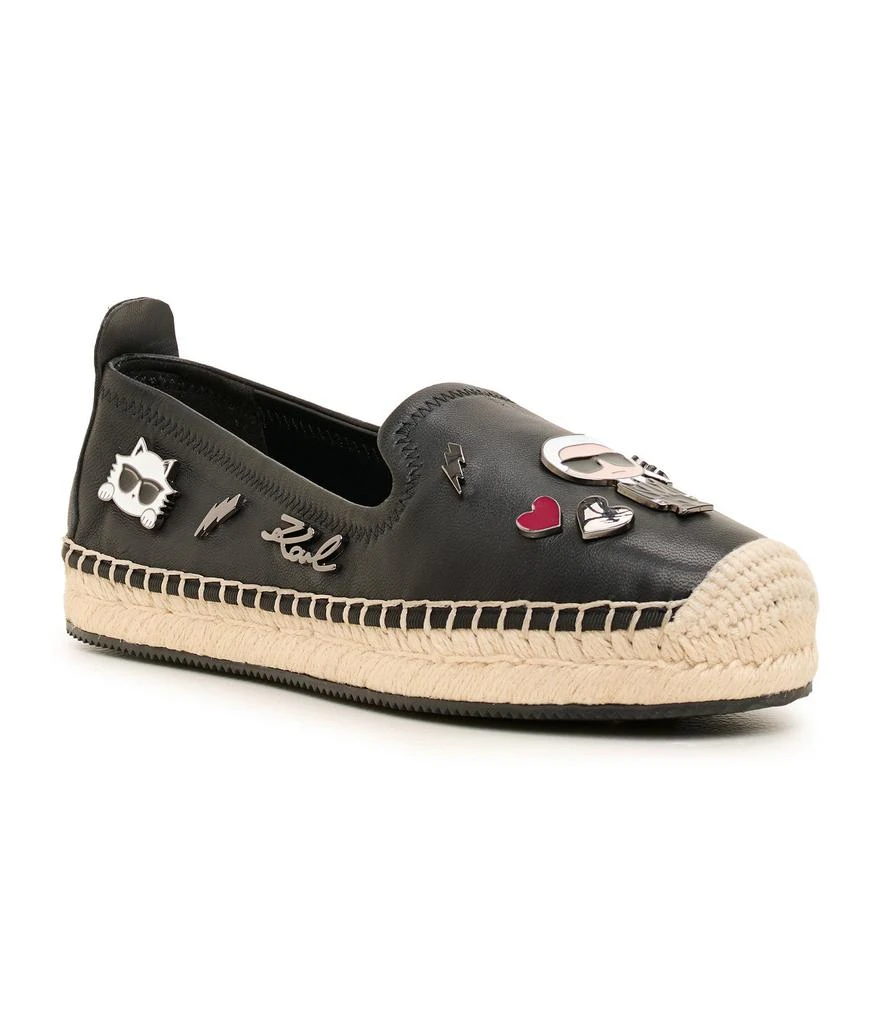 商品Karl Lagerfeld Paris|【40码】MICHAELA CATE PINS FLAT ESPADRILLE,价格¥456,第1张图片