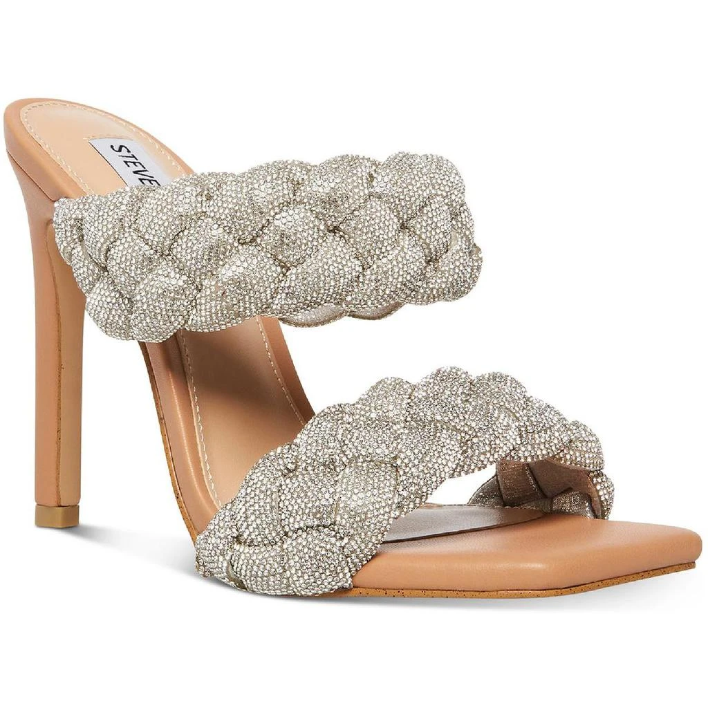 商品Steve Madden|Steve Madden Womens Kenley Slip On Open Toe Dress Sandals,价格¥615,第1张图片