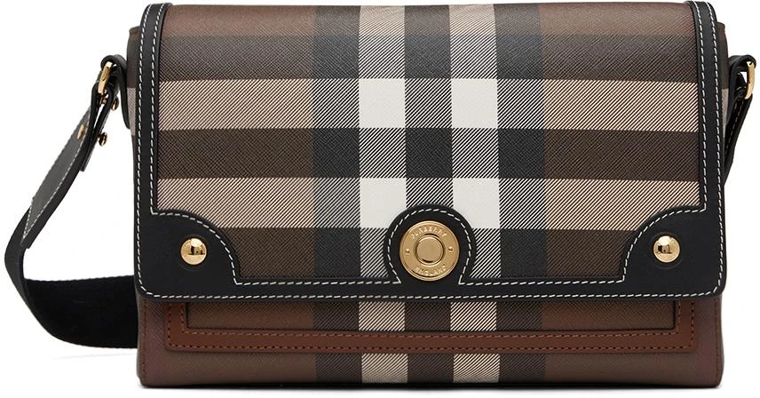 商品Burberry|Brown Check Messenger Bag,价格¥9567,第1张图片