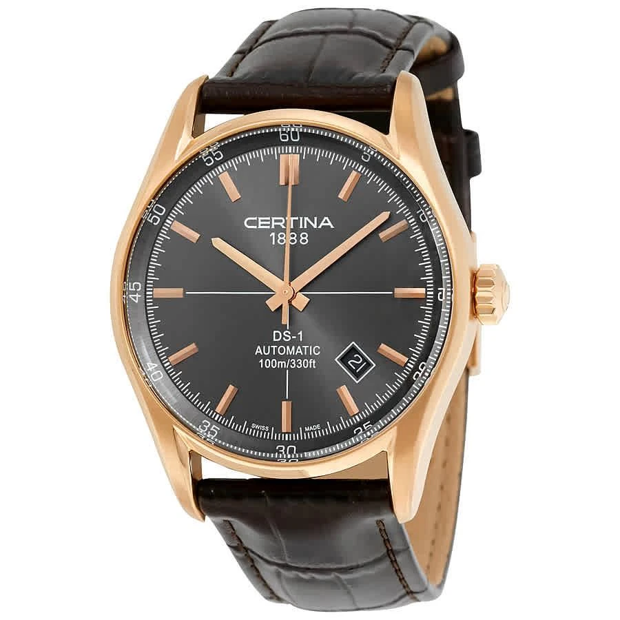 商品Certina|Certina DS 1 Automatic Black Dial Mens Watch C0064073608100,价格¥2977,第1张图片