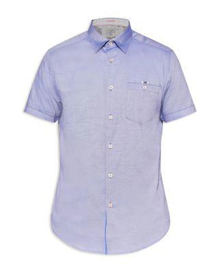 商品Ted Baker London|Wallo Regular Fit Oxford Button-Down Shirt,价格¥822,第4张图片详细描述