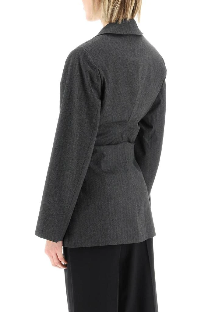 商品Ganni|Ganni Draped Blazer,价格¥2130,第4张图片详细描述