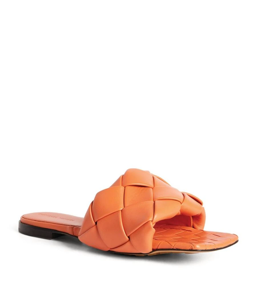 商品Bottega Veneta|Quilted Leather Lido Flat Sandals,价格¥12101,第4张图片详细描述
