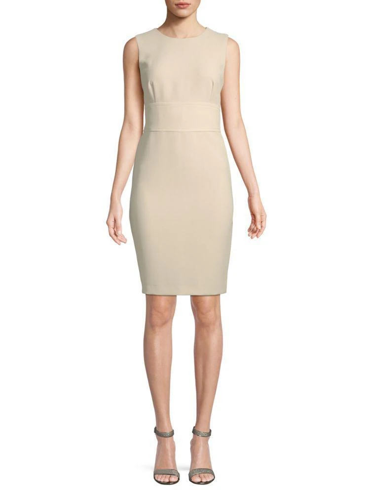 商品Donna Karan|Textured Sleeveless Sheath Dress,价格¥475,第5张图片详细描述