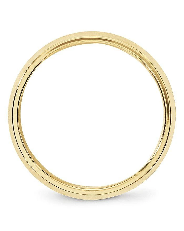 商品Bloomingdale's|Men's 6mm Bevel Edge Comfort Fit Band 14K Yellow Gold,价格¥14403,第3张图片详细描述