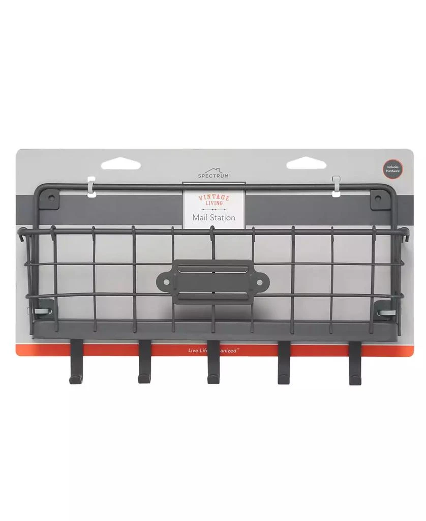 商品Spectrum|Vintage-Inspired Living Wall Mount Mail Organizer,价格¥209,第2张图片详细描述