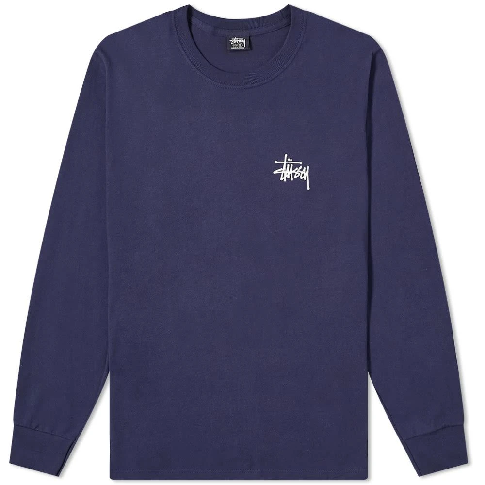 商品STUSSY|Stussy Long Sleeve Basic Stussy Tee,价格¥241,第1张图片