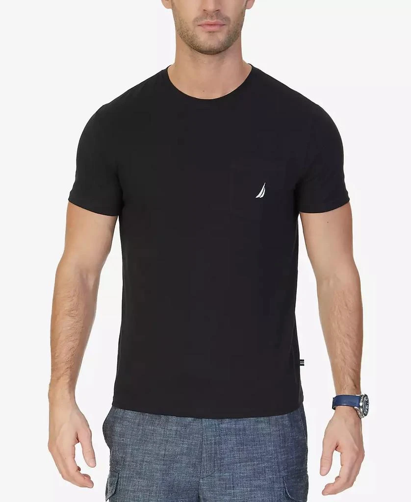 商品Nautica|Men's Classic-Fit Solid Crew Neck Pocket T-Shirt,价格¥154,第1张图片