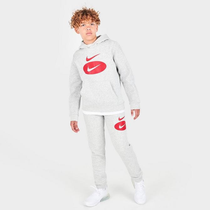 Boys' Nike Sportswear Swoosh Pack Pullover Hoodie商品第2张图片规格展示