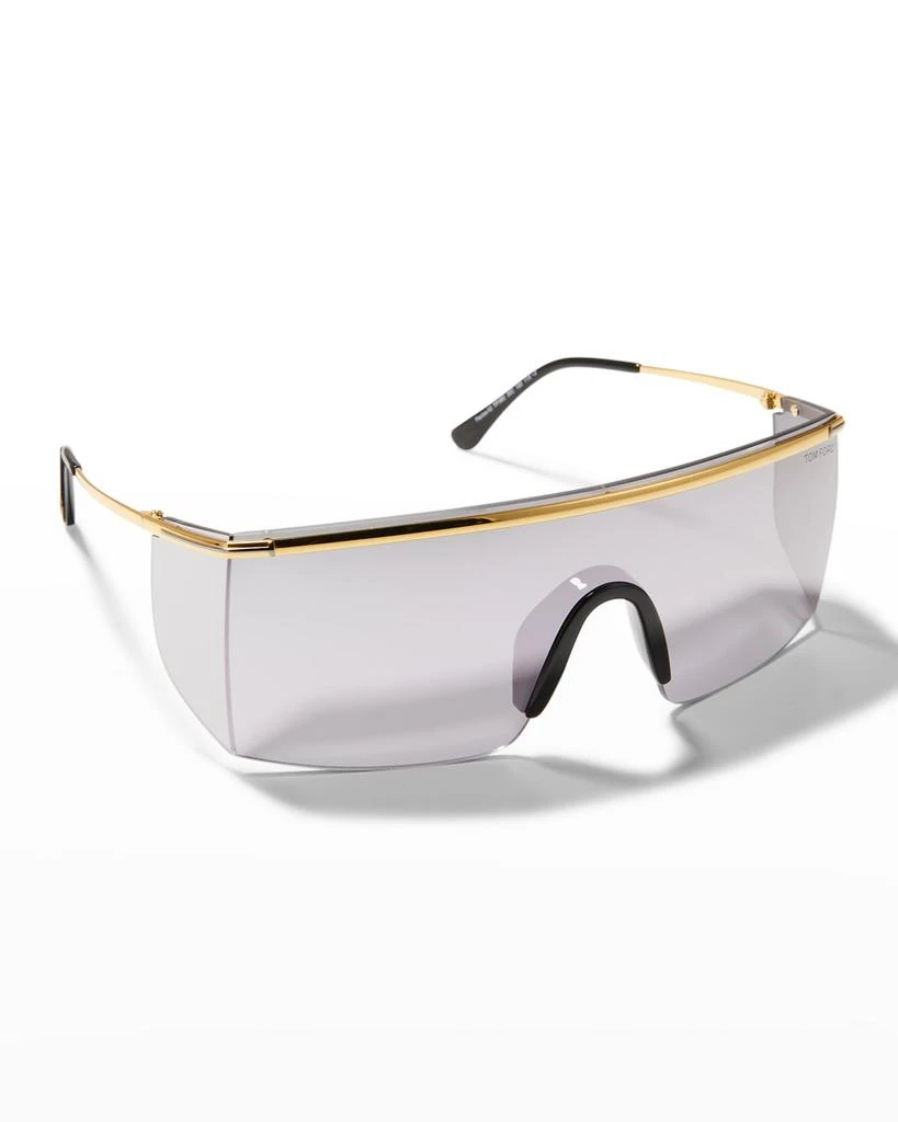 商品Tom Ford|Pavlos Metal Shield Sunglasses ,价格¥4167,第1张图片