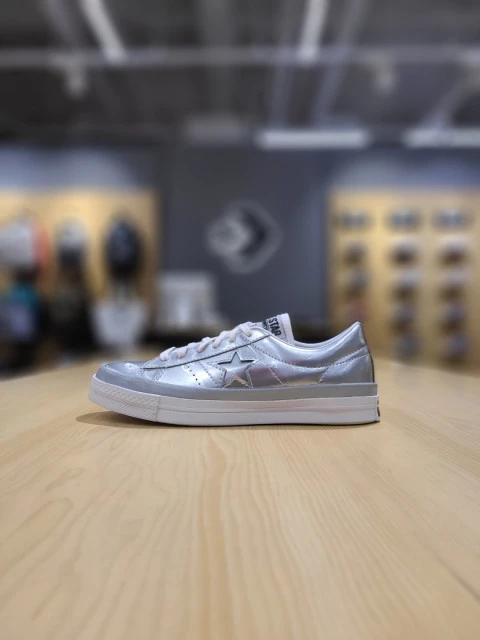 【韩国直邮|包邮包税】匡威[converse] ONE STAR 韩星银色 Slate 帆布鞋 169803C 商品