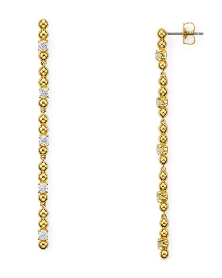 商品Nadri|Eclat Cubic Zirconia Linear Earrings,价格¥260,第1张图片