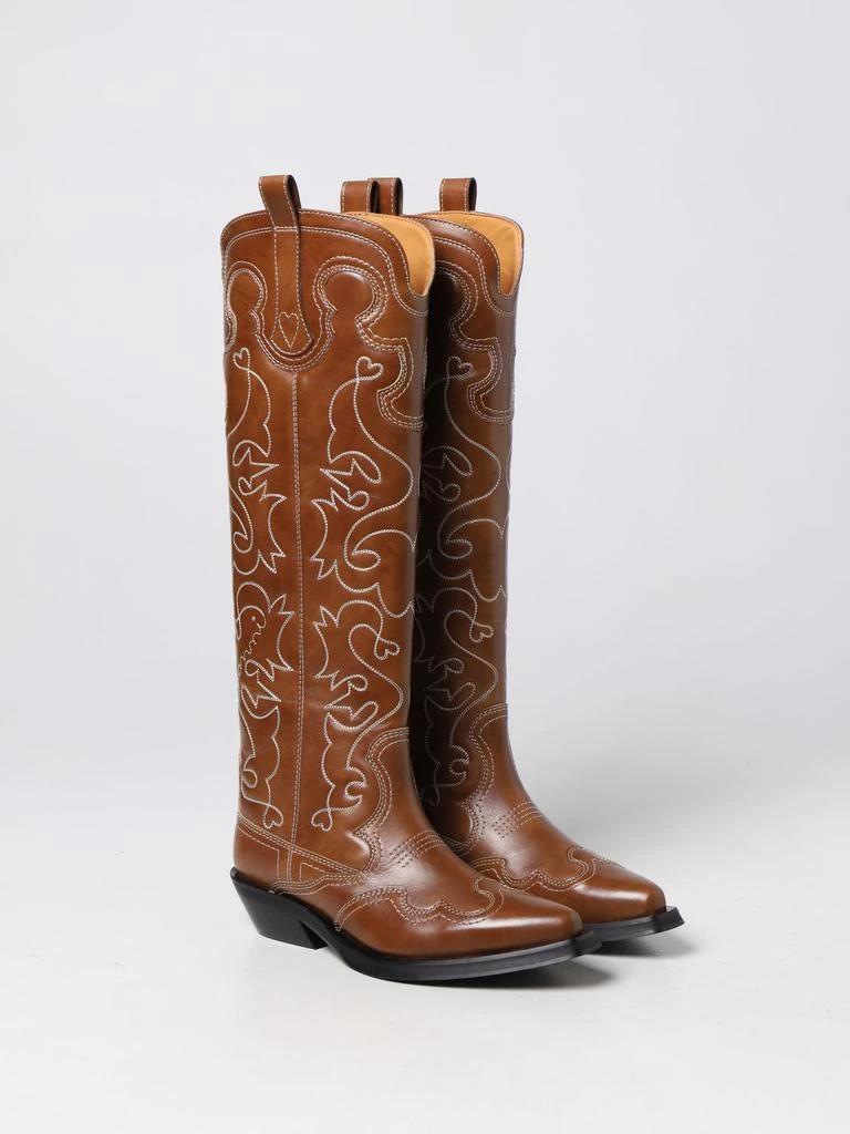 商品Ganni|Ganni leather boots,价格¥3177,第2张图片详细描述