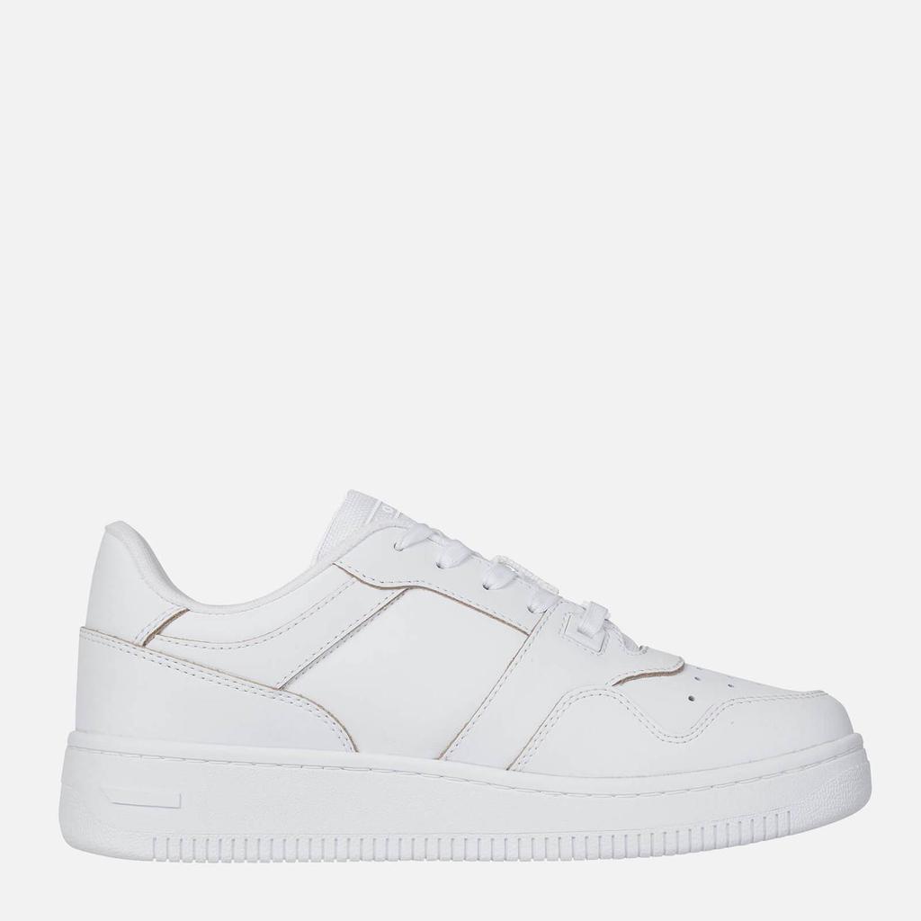 商品Tommy Jeans|Tommy Jeans Men's Tech Basket Trainers - White,价格¥844,第4张图片详细描述