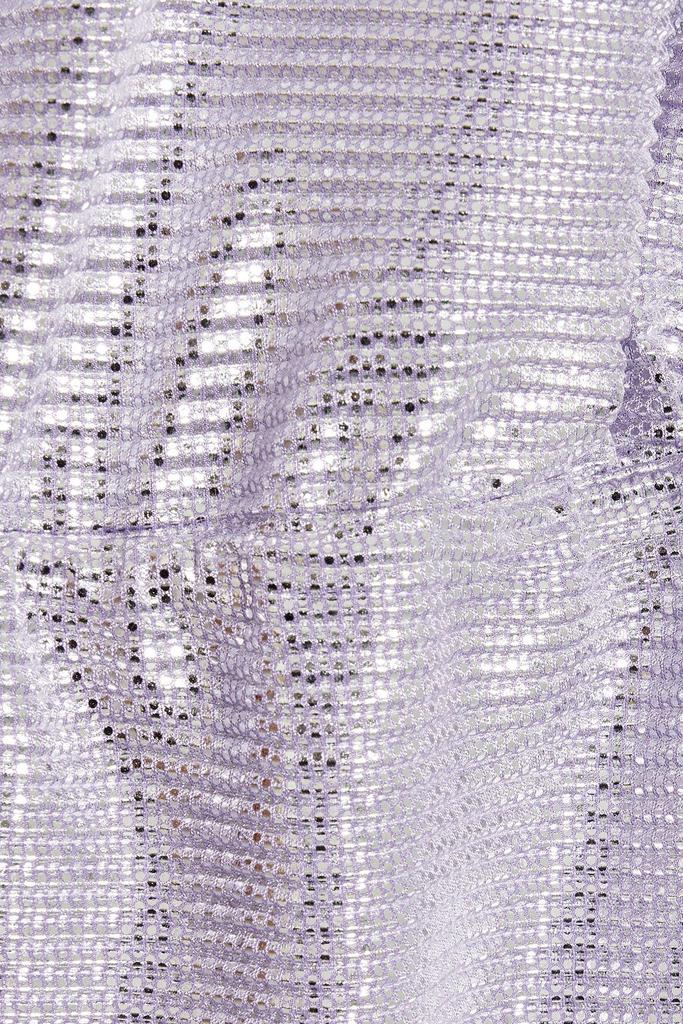 Rimidis metallic printed ribbed jersey mini dress商品第4张图片规格展示