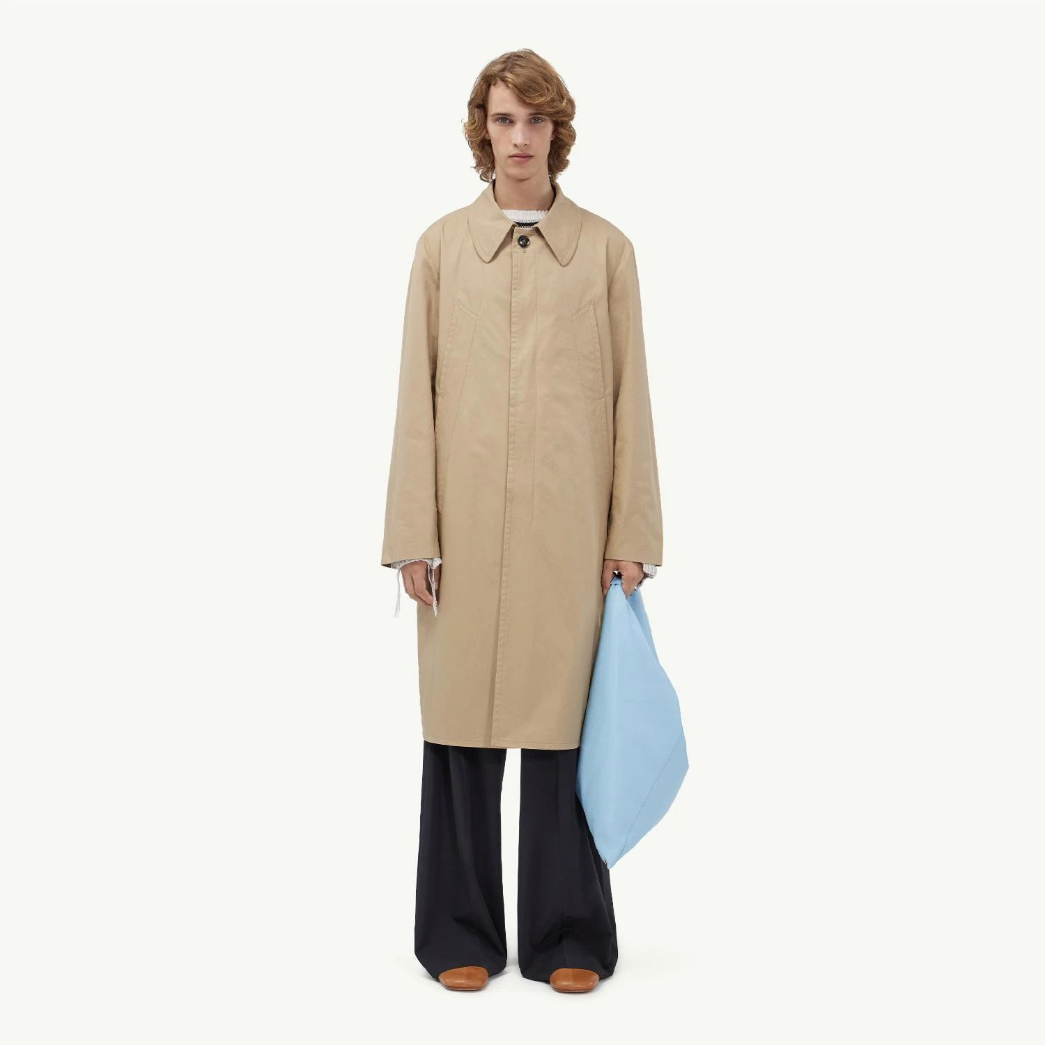 【预售】 MM6 MAISON MARGIELA 24秋冬 男士 风衣 Trench-coat longueur genou S52AH0056S52532114 商品