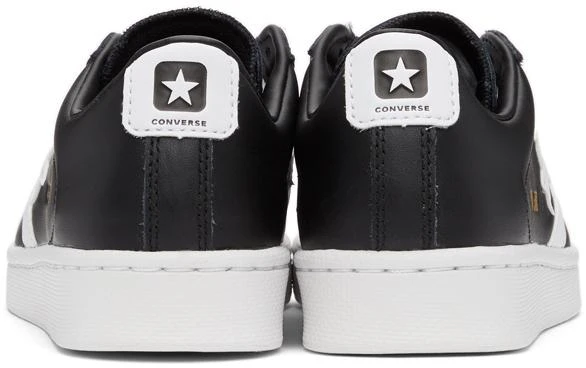 商品Converse|Black & White Leather Pro OX Sneakers,价格¥201,第4张图片详细描述