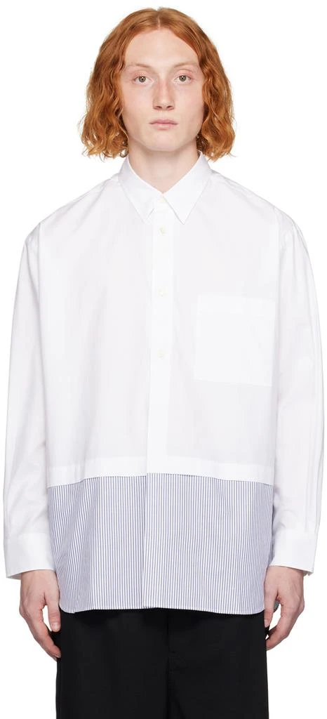 商品Comme des Garcons|白色拼接衬衫,价格¥3818,第1张图片