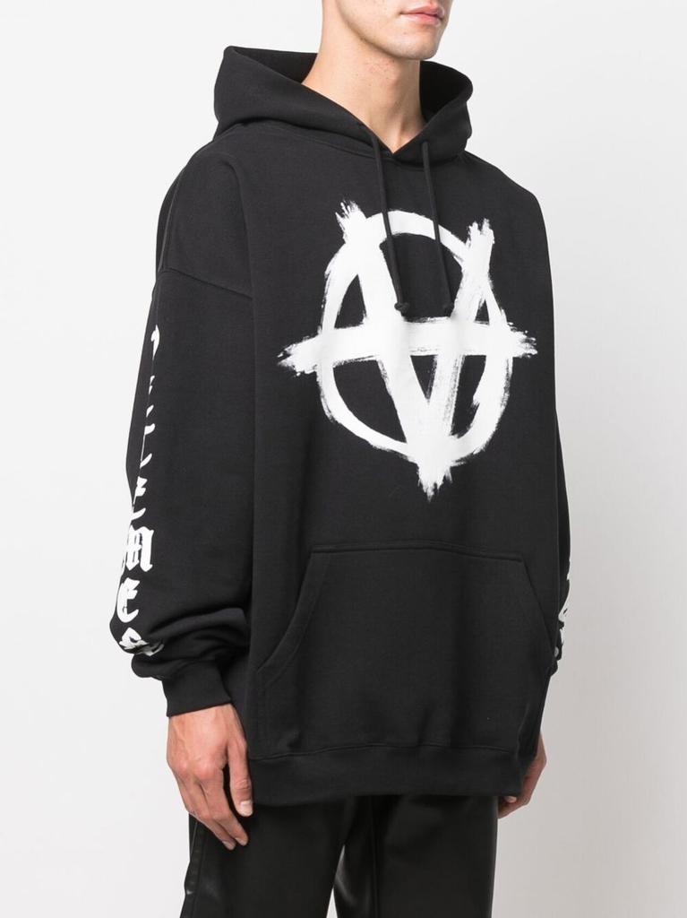 Double anarchy logo hoodie商品第5张图片规格展示