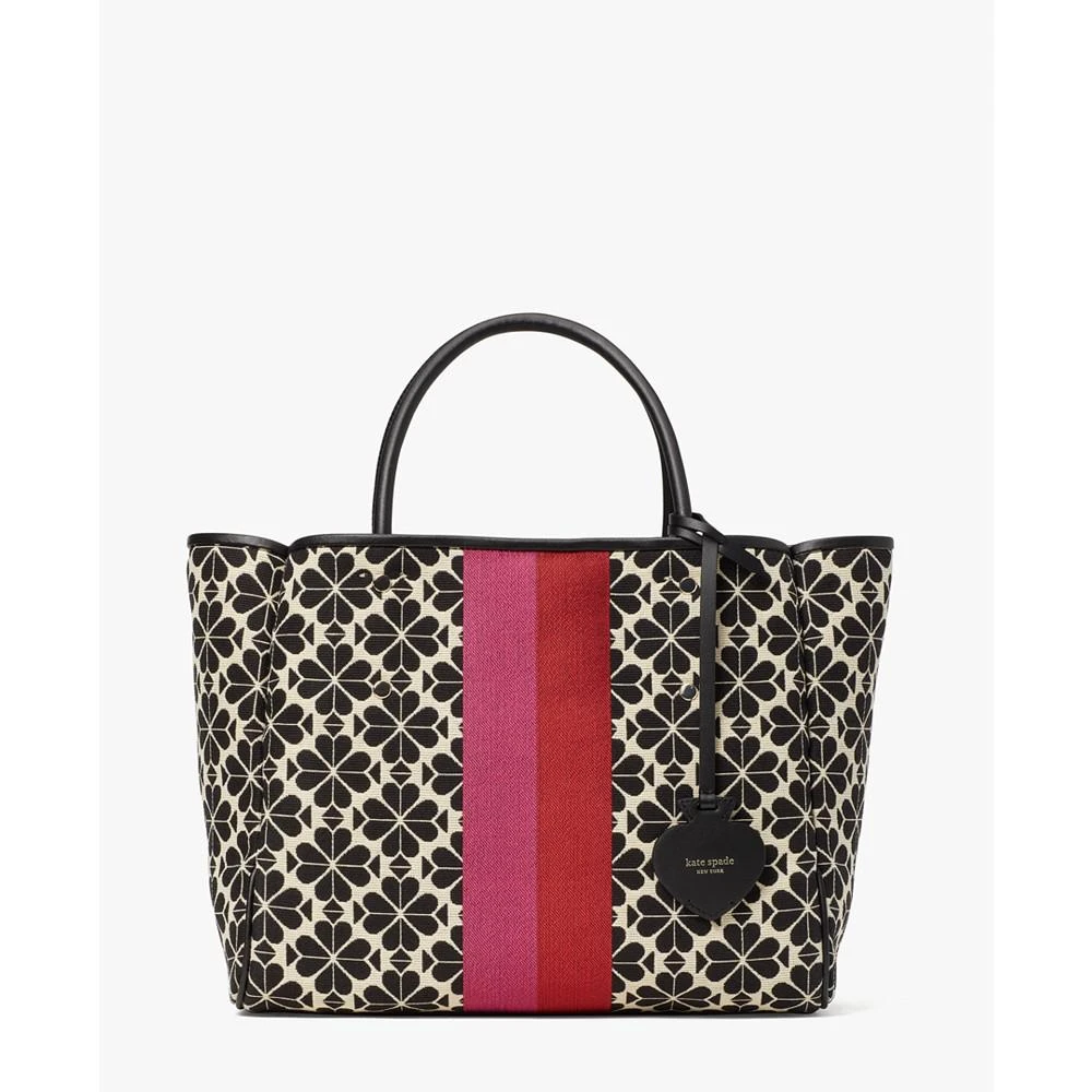 商品Kate Spade|Spade Flower Jacquard Everything Medium Tote,价格¥1879,第3张图片详细描述