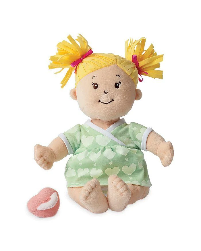 商品Manhattan Toy|Baby Stella Blonde Hair Soft Nurturing First Baby Doll - Ages 12 Months+,价格¥321,第1张图片