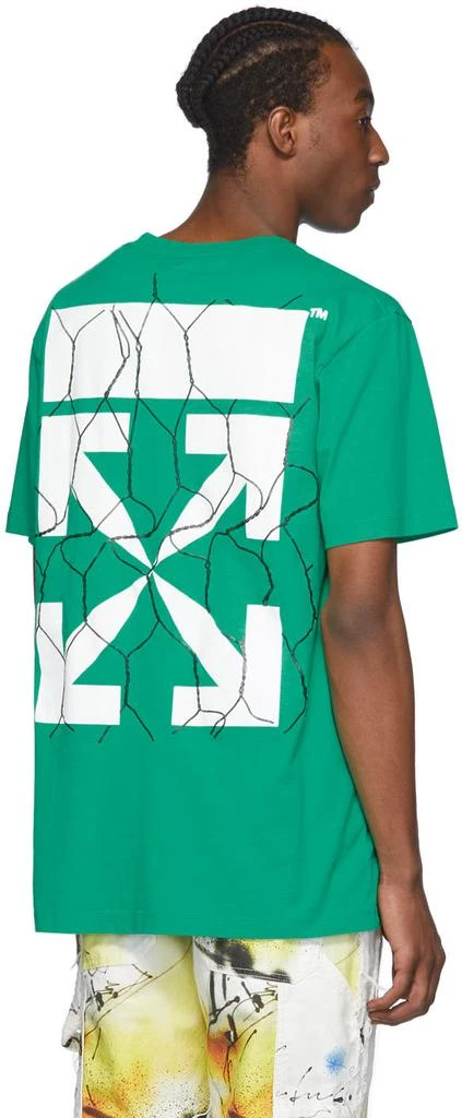 商品Off-White|Green Fence Arrows T-Shirt,价格¥1757,第3张图片详细描述