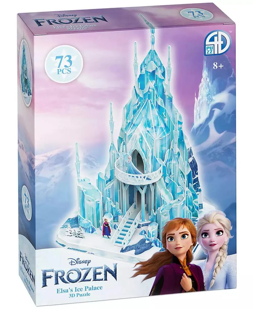 商品University Games|4D Cityscape Disney Frozen Elsa's Ice Palace 3D Puzzle, 73 Pieces,价格¥262,第1张图片