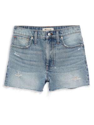 Distressed Denim Shorts商品第4张图片规格展示
